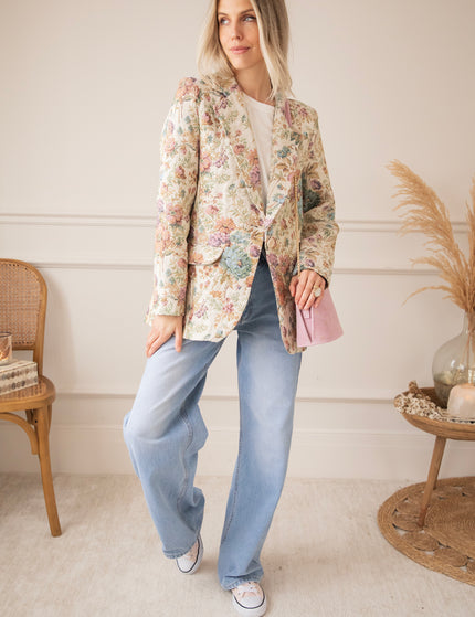 Rosy Belle Beige/Pink - Blazer