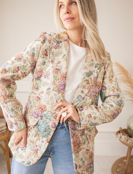 Rosy Belle Beige/Pink - Blazer