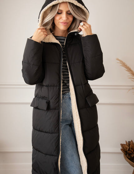 The Reversible Black/Beige - Coat