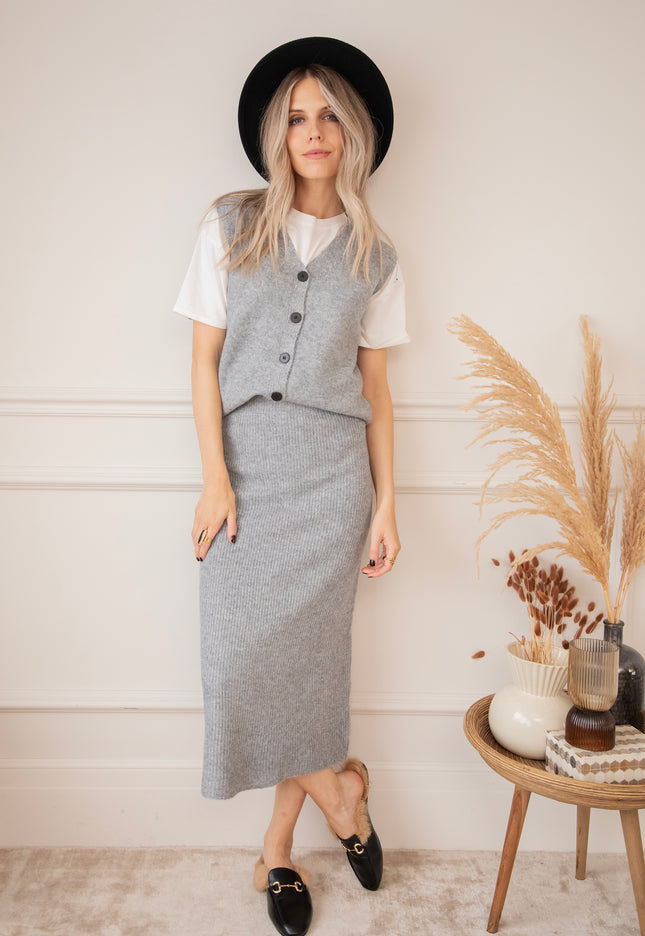 Essence Of Fall Grey - Skirt 