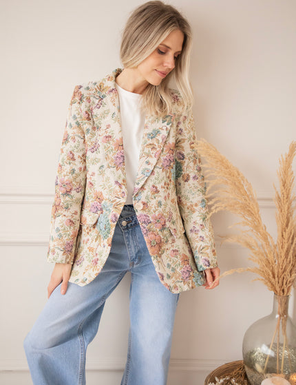 Rosy Belle Beige/Pink - Blazer