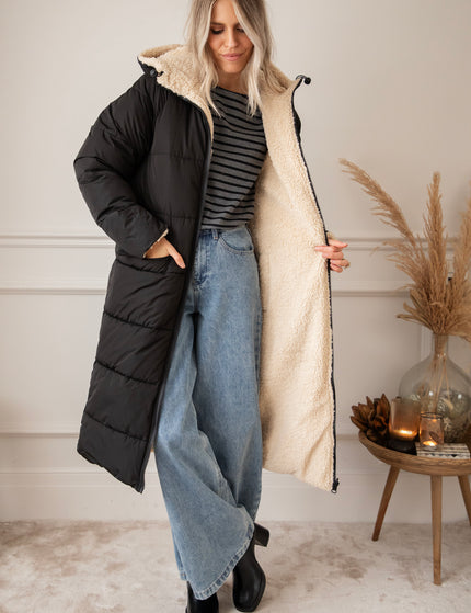 The Reversible Black/Beige - Coat