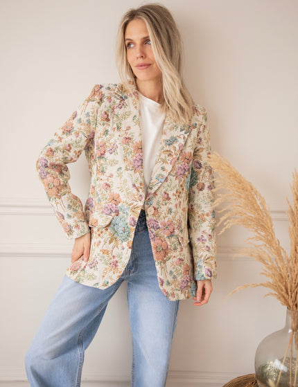 Rosy Belle Beige/Pink - Blazer