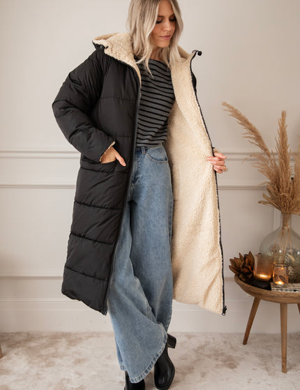 The Reversible Black/Beige - Coat