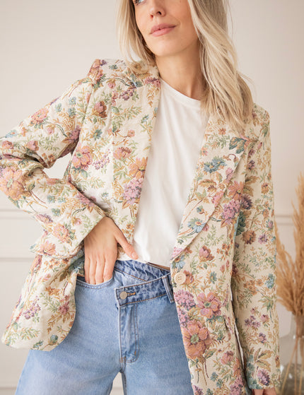Rosy Belle Beige/Pink - Blazer