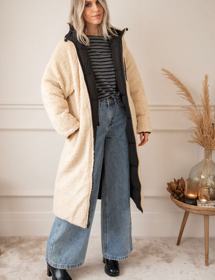 The Reversible Black/Beige - Coat