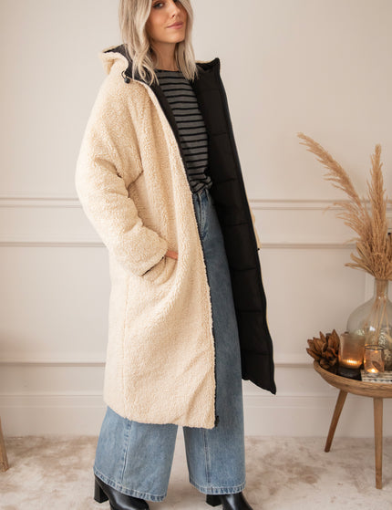 The Reversible Black/Beige - Coat