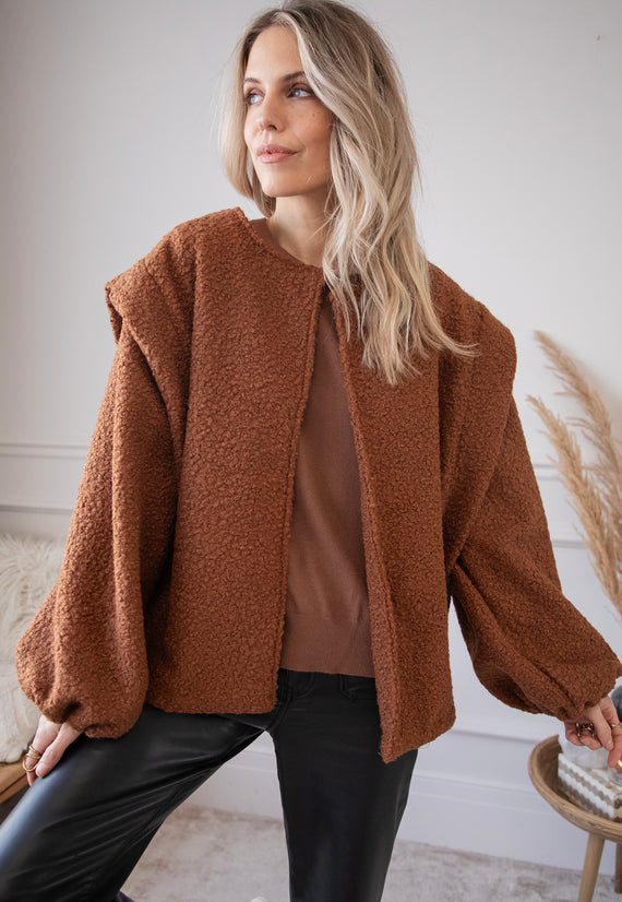 Kyra Teddy Caramel - Jacket