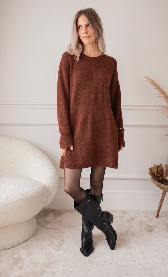 Coziya Choco - Sweater Dress