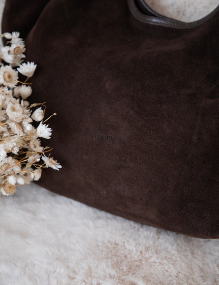 Syma Suede Choco - Handbag