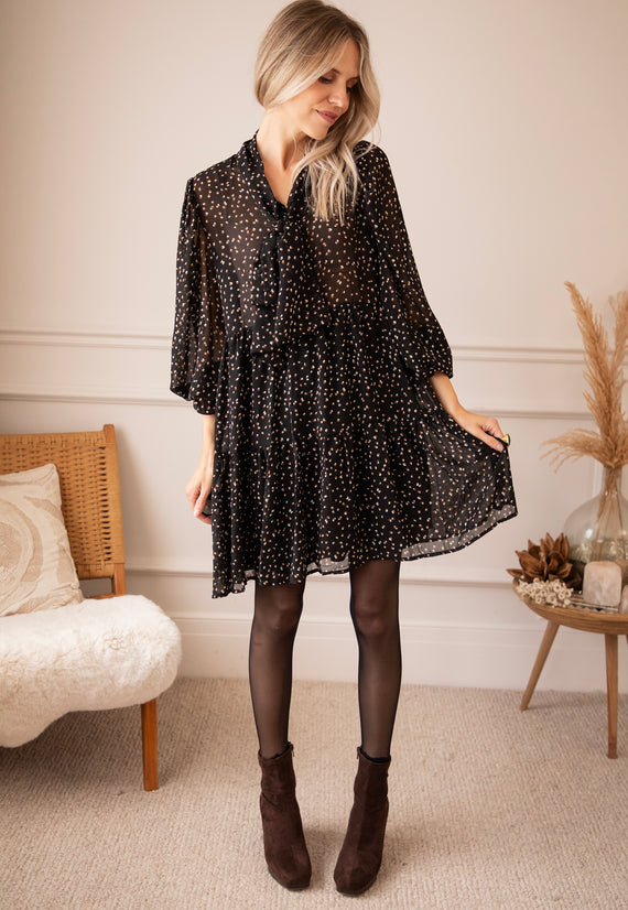 Dottie Darling Black - Dress