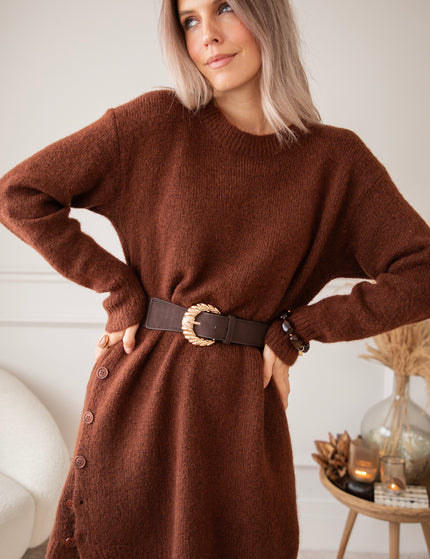 Coziya Choco - Sweater Dress
