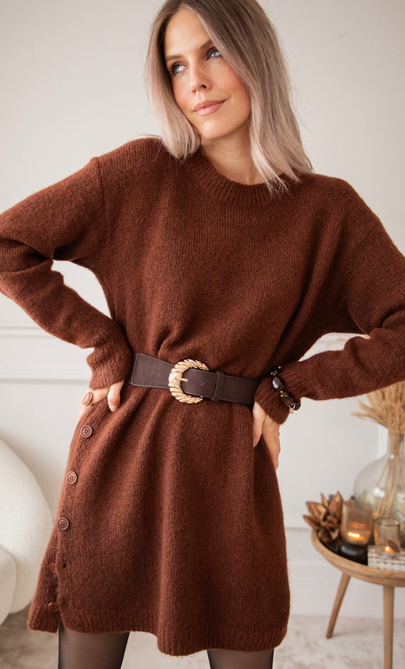 Coziya Choco - Sweater Dress
