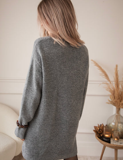 Coziya Grey - Sweater Dress