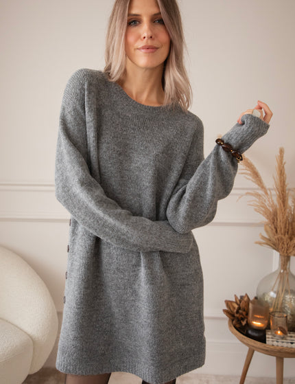 Coziya Grey - Sweater Dress