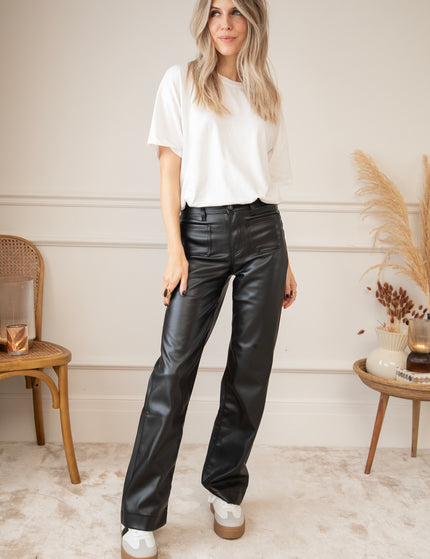 Leatherally Black - Broek