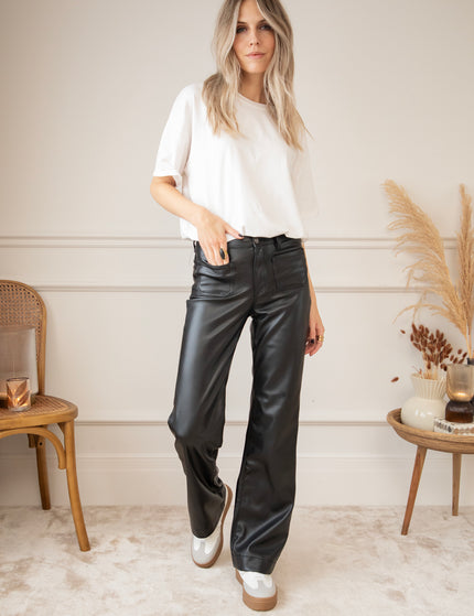 Leatherally Black - Broek