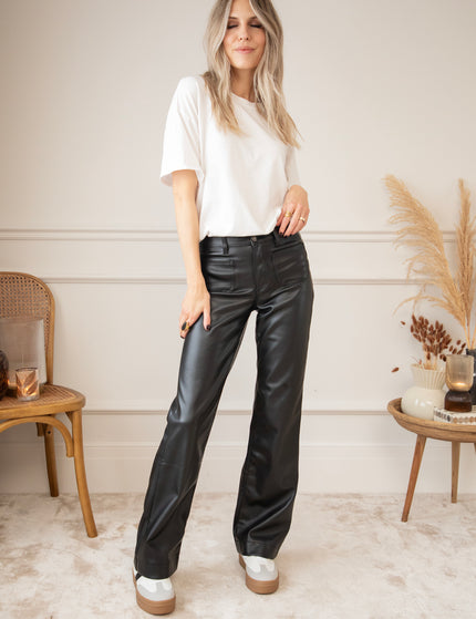 Leatherally Black - Broek