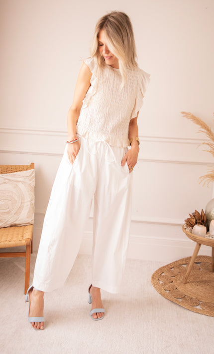 Cloud Walk White - Pants