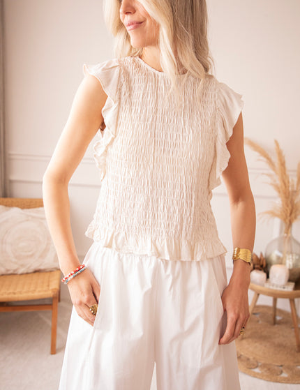 Top - Ruelle - Beige