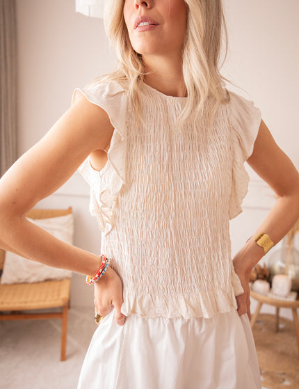 Top - Ruelle - Beige