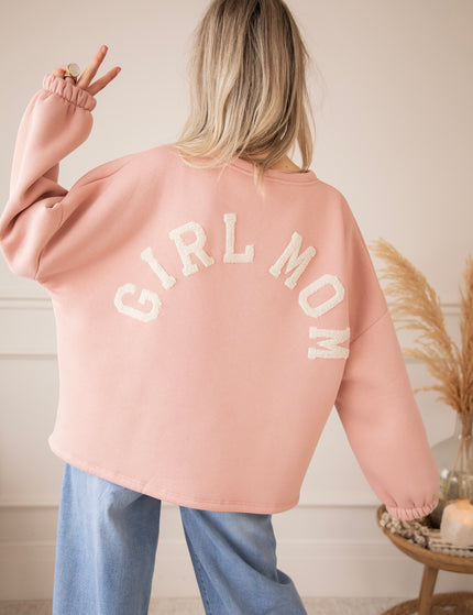 Lily Girl Mom Baby Pink/Beige - Sweater