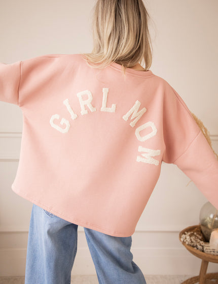 Lily Girl Mom Baby Pink/Beige - Sweater