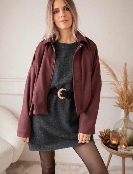 Coziya Dark Grey - Sweater Dress