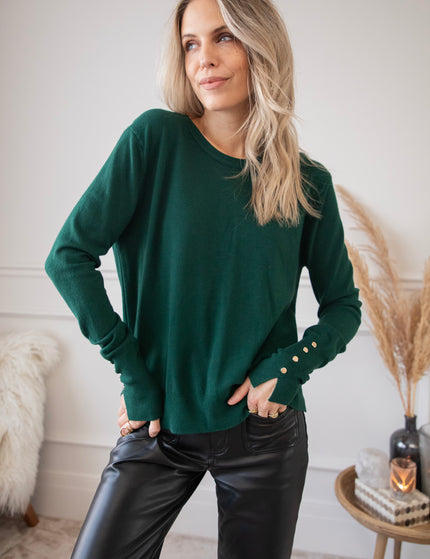 Get Your Basic Dark Green - Sweater