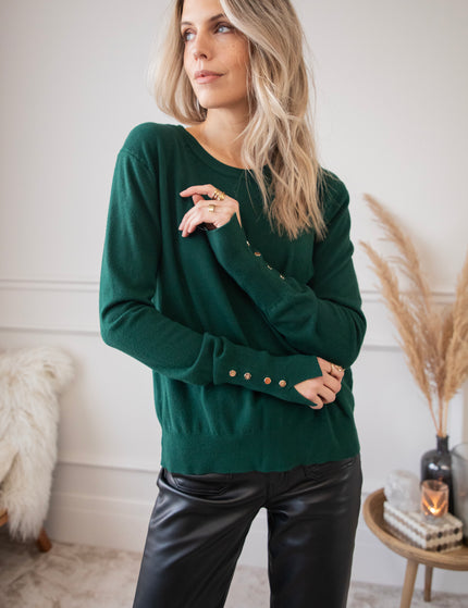 Get Your Basic Dark Green - Sweater