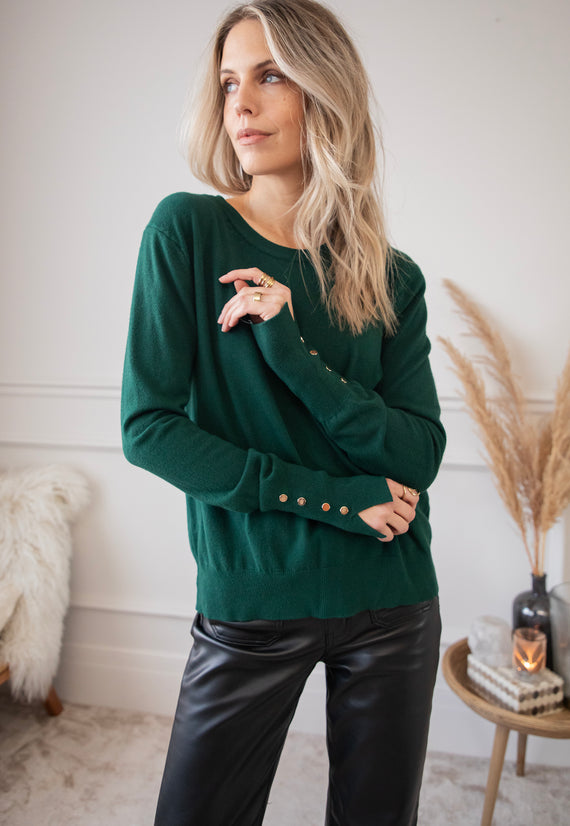 Get Your Basic Dark Green - Sweater