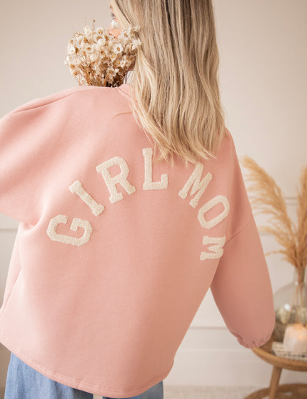 Lily Girl Mom Baby Pink/Beige - Sweater