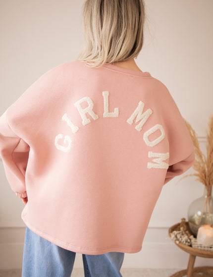 Lily Girl Mom Baby Pink/Beige - Sweater