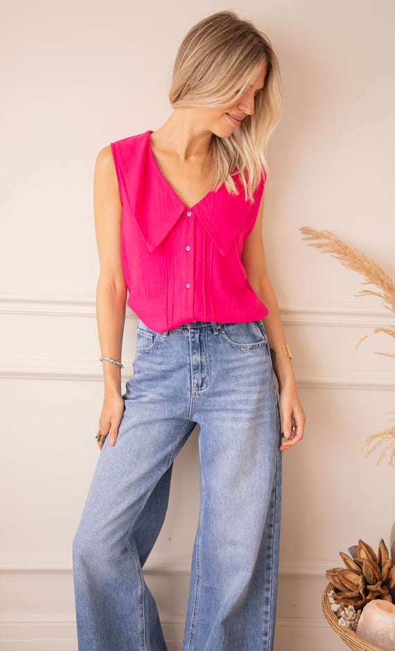 Renée Fuchsia - Top
