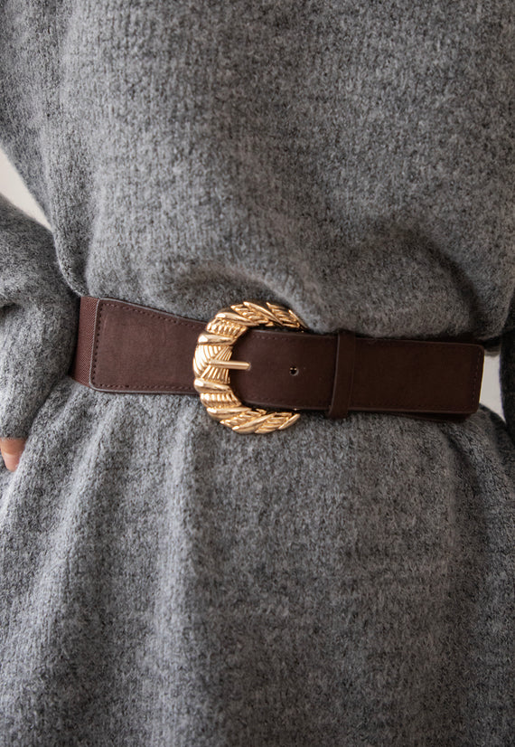 Timeless Touch Choco/Gold - Riem