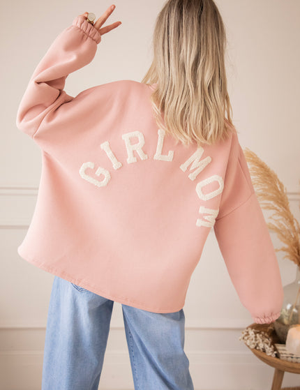 Lily Girl Mom Baby Pink/Beige - Sweater