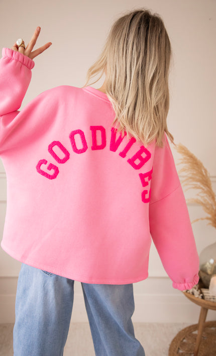 Lily Good Vibes Pink/Fuchsia - Sweater