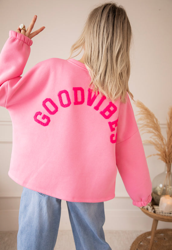 Lily Good Vibes Pink/Fuchsia - Sweater