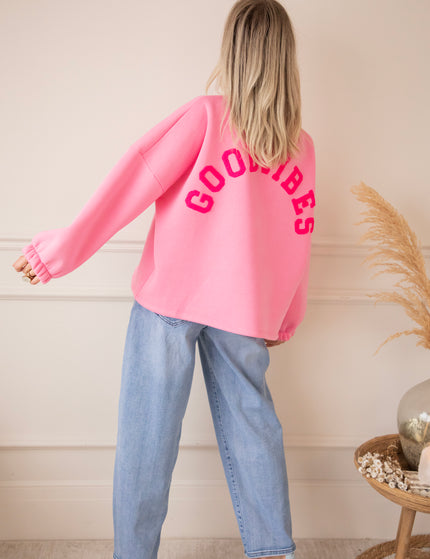 Lily Good Vibes Pink/Fuchsia - Sweater