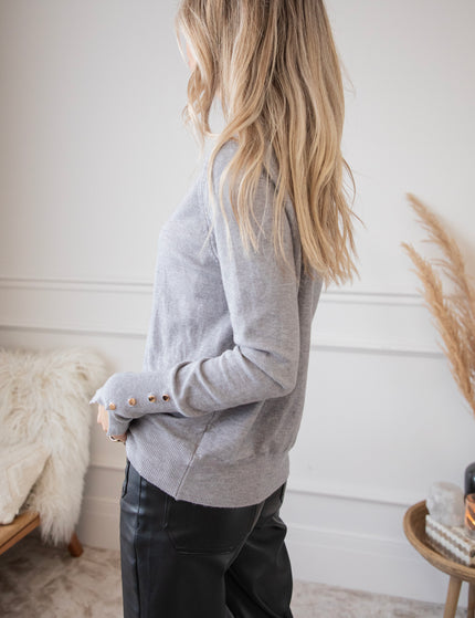 Get Your Basic Turtle Grey - Sweater