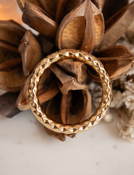 Wave Bangle Gold - Armband