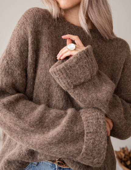 Pullover - Basic Emily - Braun