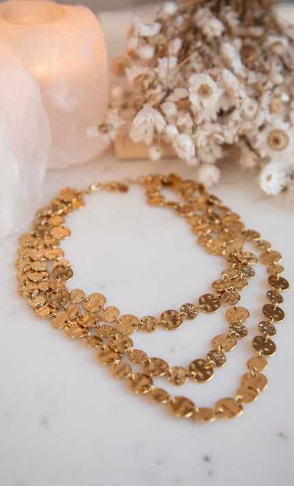 Halskette - Coin Royale - Gold