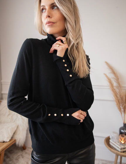 Get Your Basic Turtle Black - Sweater