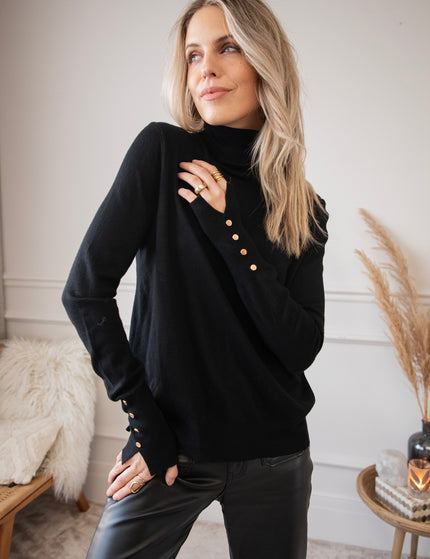 Get Your Basic Turtle Black - Sweater