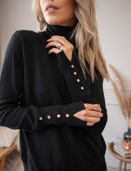 Get Your Basic Turtle Black - Sweater