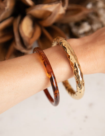 Wave Bangle Gold - Armband