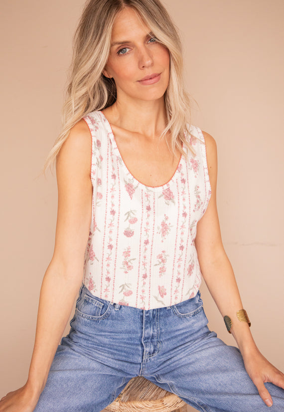 Blossom Heritage Off White/Old Pink - Top