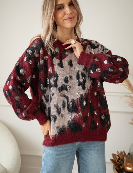 Pullover - Wild Spark - Bordeaux/Rosa