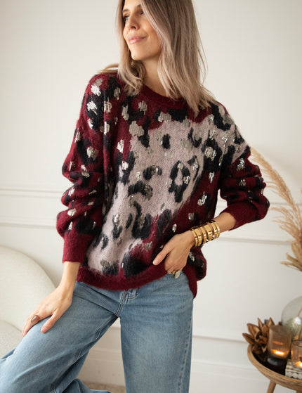 Pullover - Wild Spark - Bordeaux/Rosa
